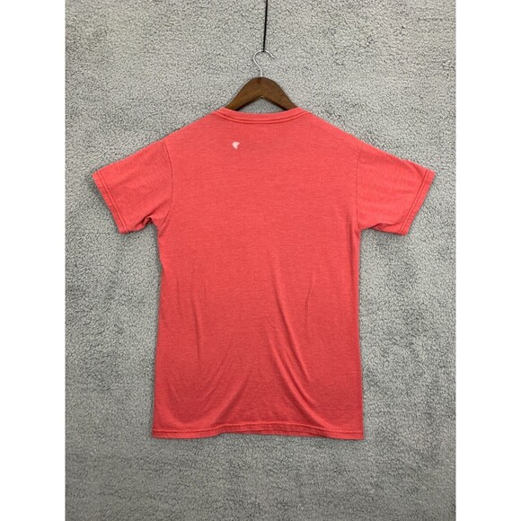 Hurley USA American Flag Logo Graphic T-Shirt Small (S) Petite Orange - Picture 2 of 7